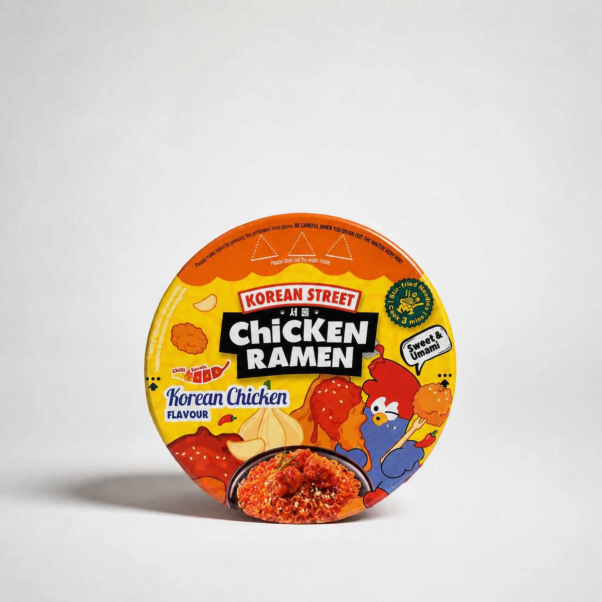 Korean Street Chicken Ramen Korean Chicken Flavour Bowl 115g — Mr. Zhu's Asian Snack Store