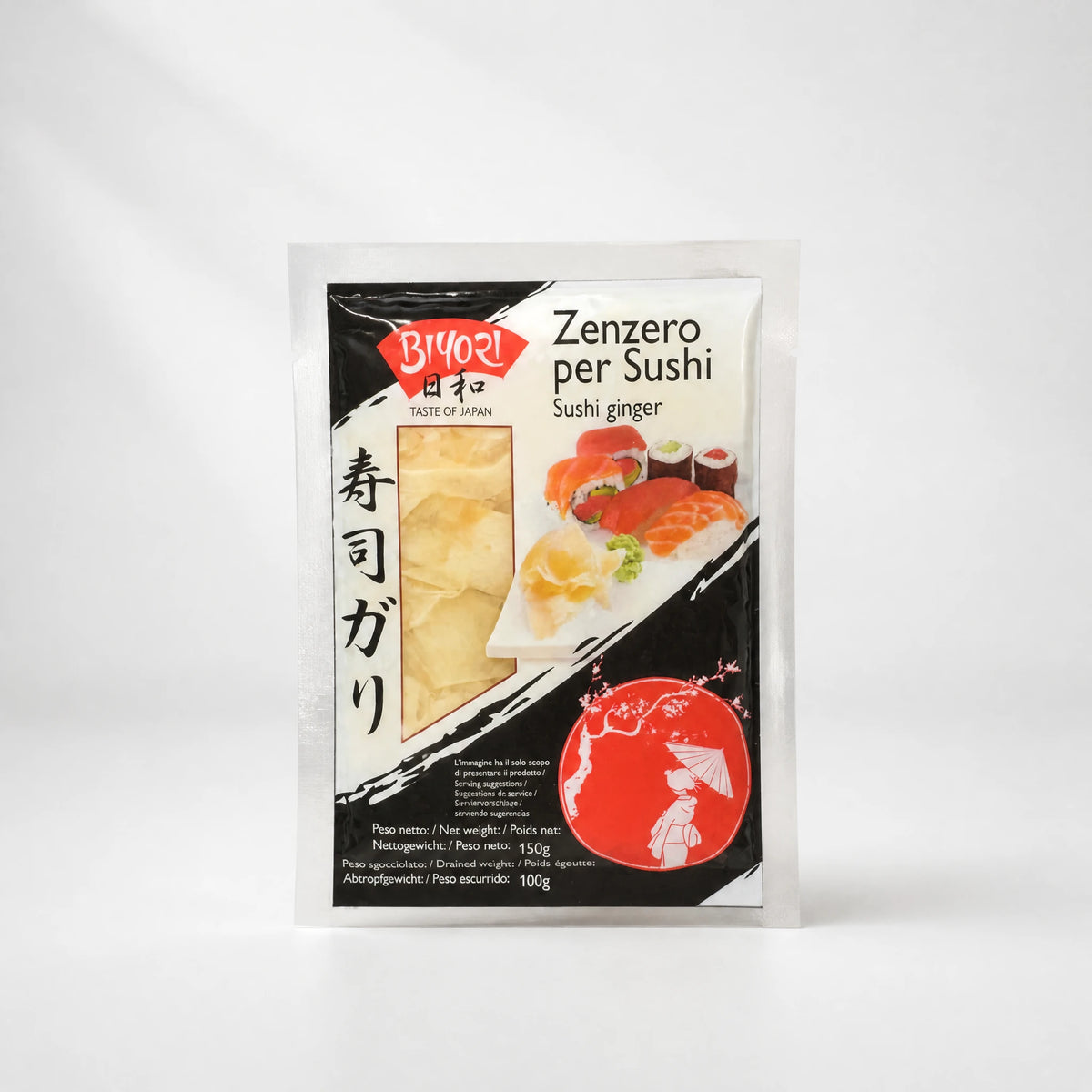 Biyori Zenzero per Sushi Sushi Ginger 150g — Mr. Zhu's Asian Snack Store