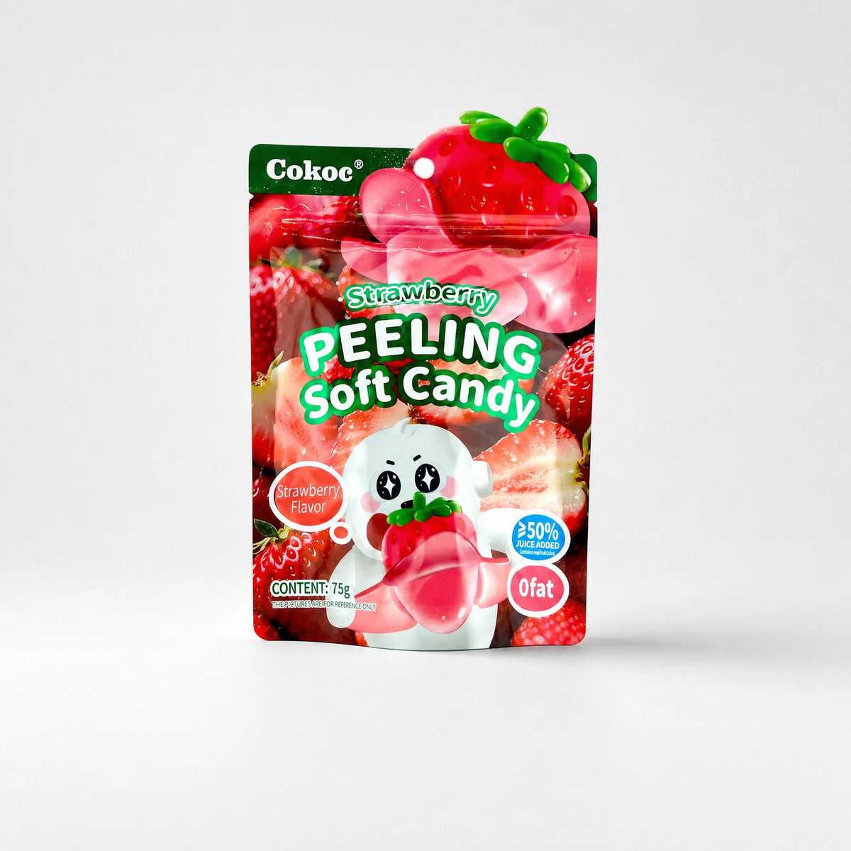 Cokoc Peeling Soft Candy Fragola 75g — Mr. Zhu's Asian Snack Store