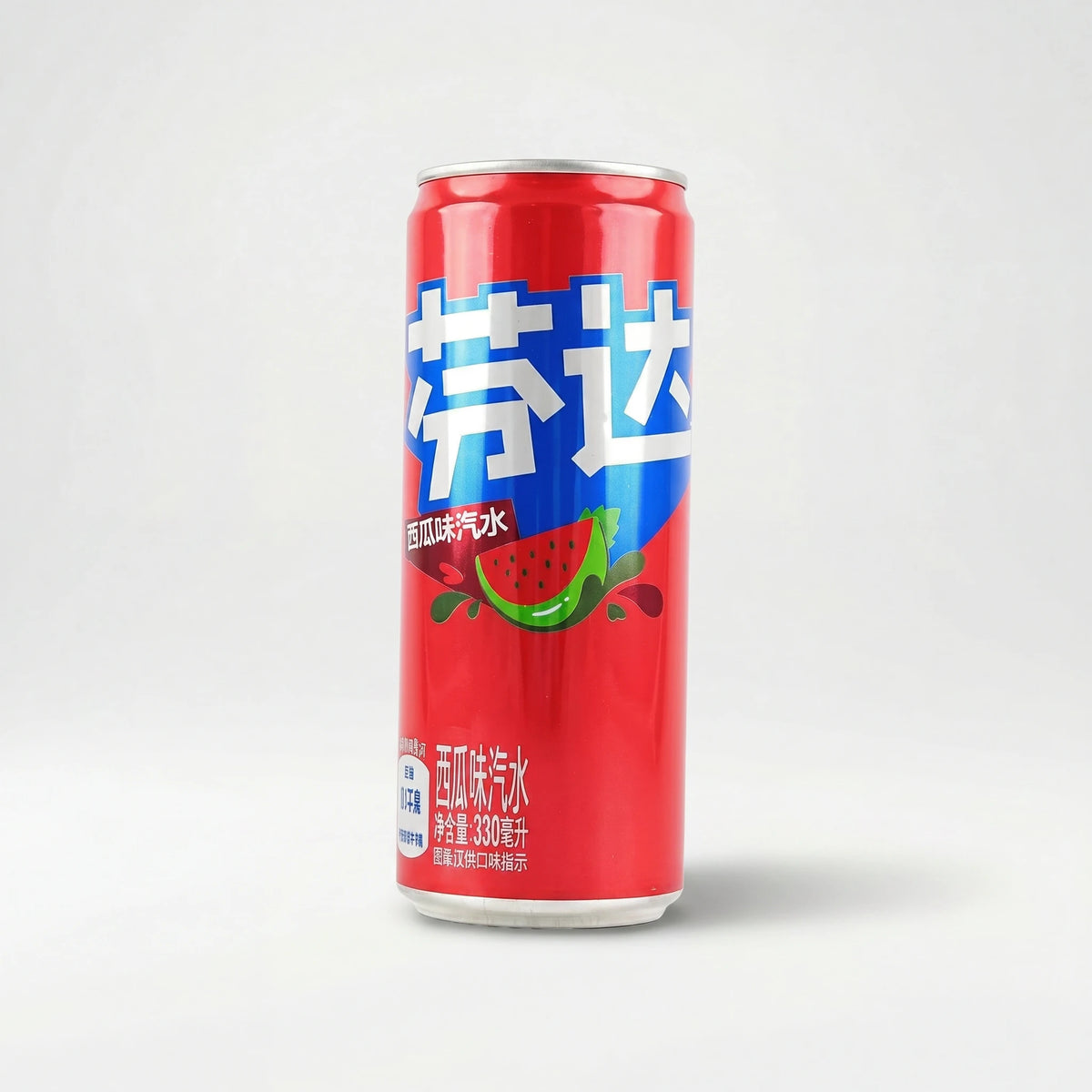 Fanta Watermelon Flavor Soda Sleek Can 330ml — Mr. Zhu's Asian Snack Store
