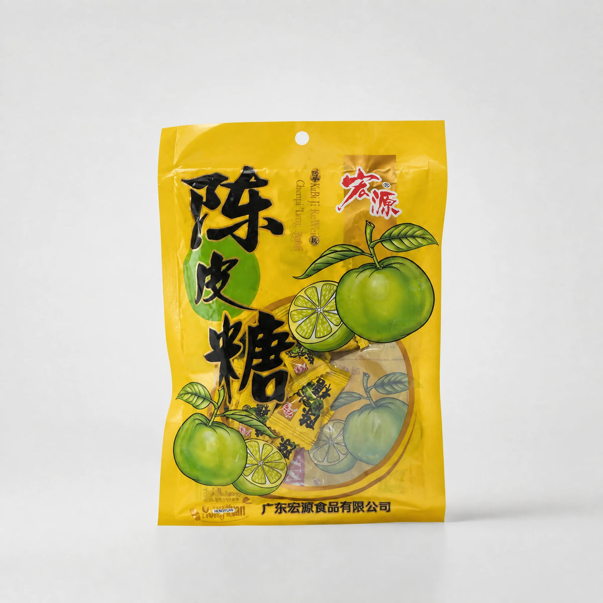 Hongyuan Caramelle alla Scorza di Mandarino Chenpi Tang 108g — Mr. Zhu's Asian Snack Store