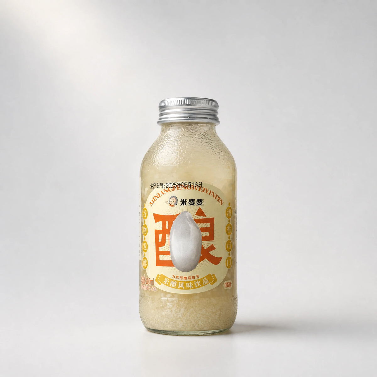 Mi Popo Bevanda al Riso Fermentato Tradizionale 300ml — Mr. Zhu's Asian Snack Store.