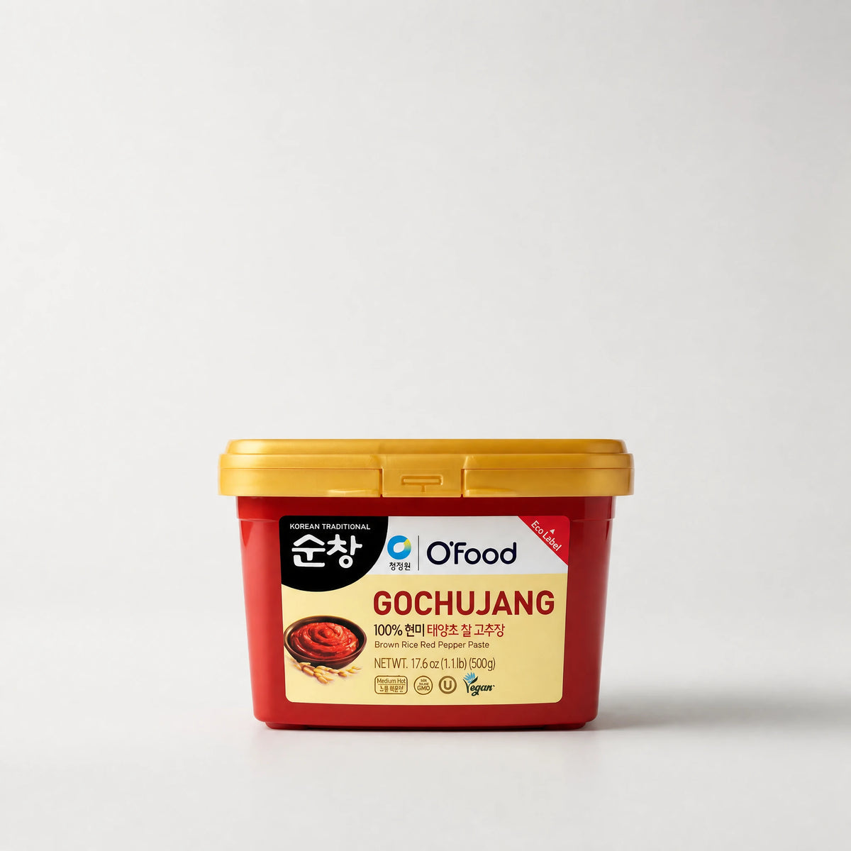 O'Food Gochujang Brown Rice Red Pepper Paste 500g — Mr. Zhu's Asian Snack Store