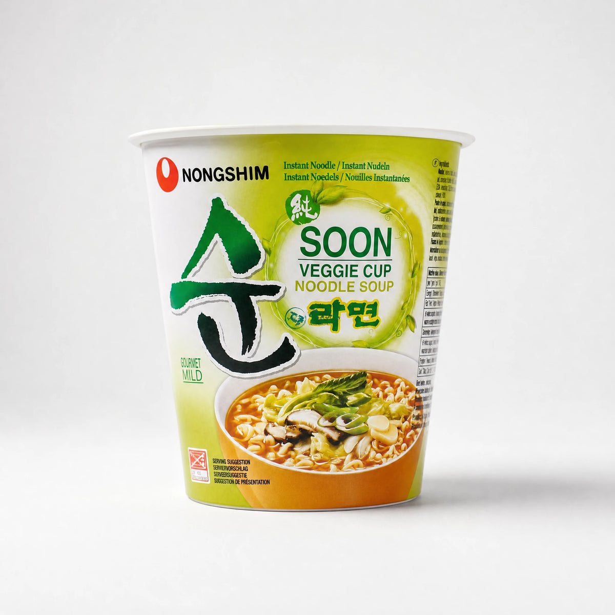Nongshim Soon Veggie Cup Noodle Soup 67g — Mr. Zhu's Asian Snack Store