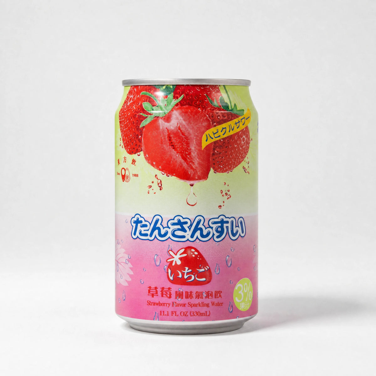 Oishi Strawberry Flavor Sparkling Water 330ml — Mr. Zhu's Asian Snack Store