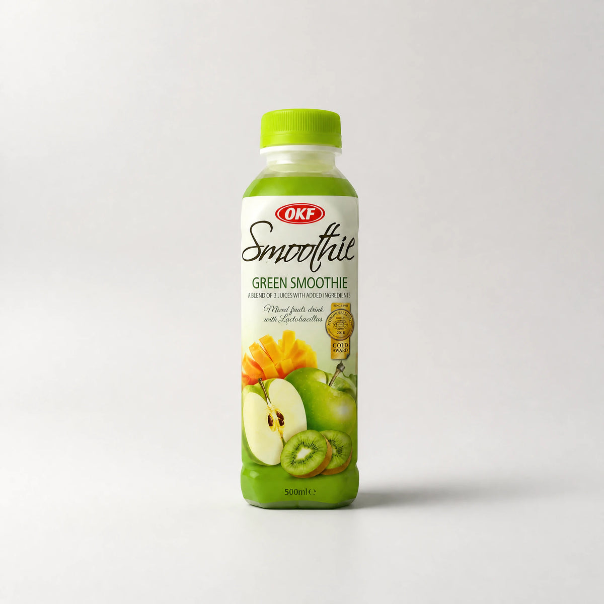 OKF Green Smoothie Bevanda Fruttata con Lattobacilli 500ml — Mr. Zhu's Asian Snack Store