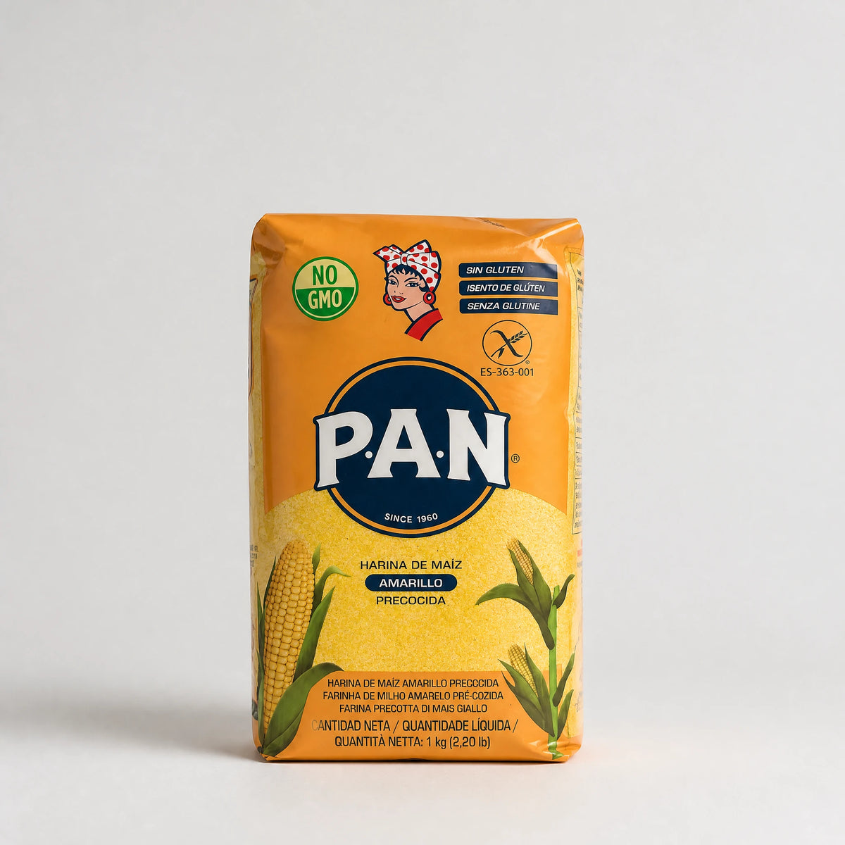 P.A.N. Harina de Maíz Amarillo Precocida 1 kg — Mr. Zhu's Asian Snack Store