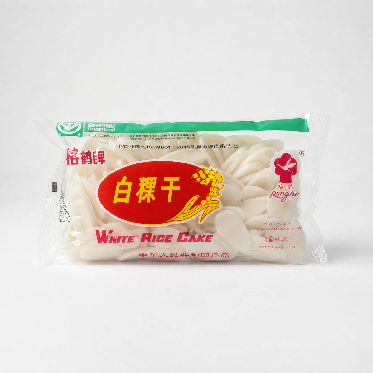 Ronghe White Rice Cake 400g