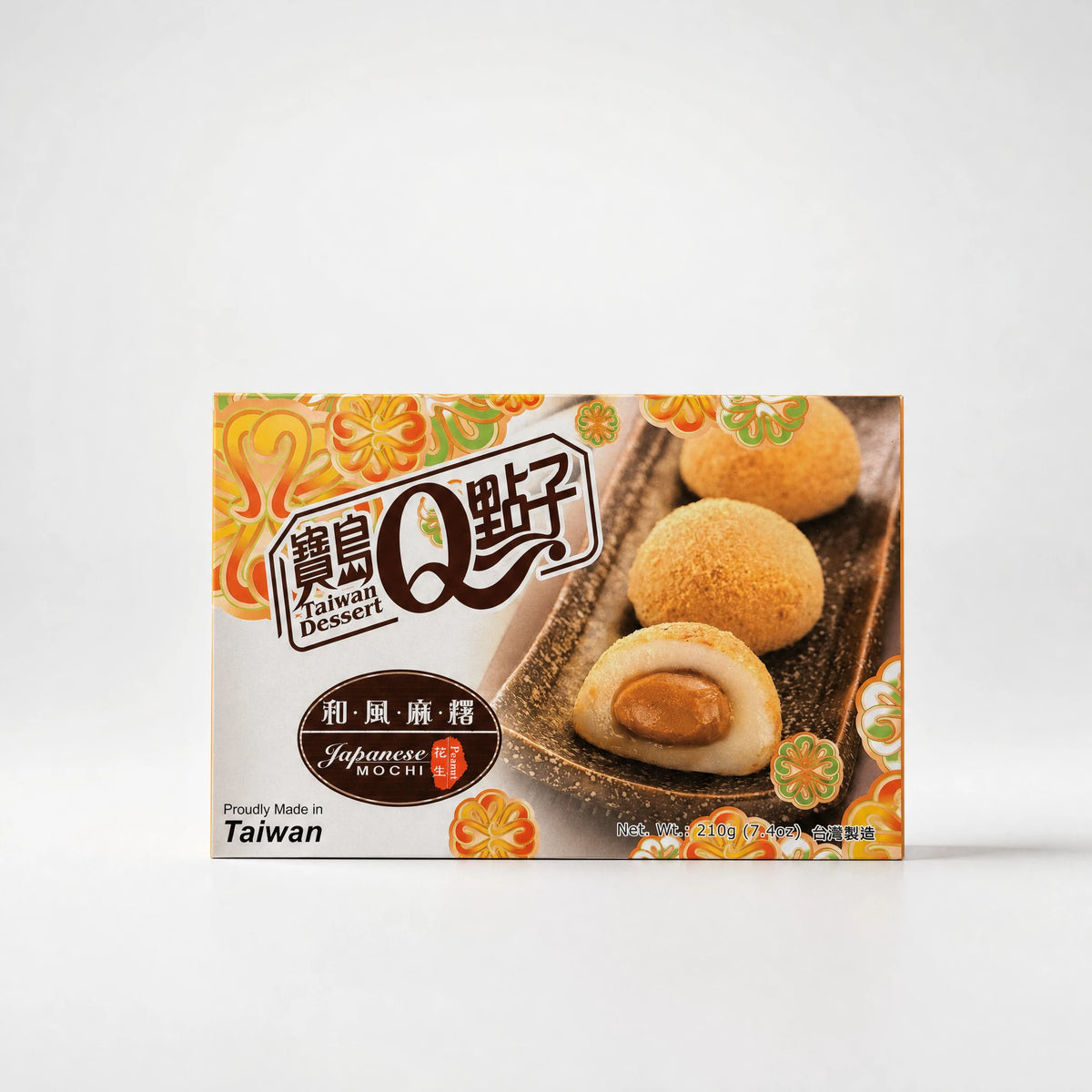 Taiwan Dessert Mochi al Burro di Arachidi 210g — Mr. Zhu's Asian Snack Store