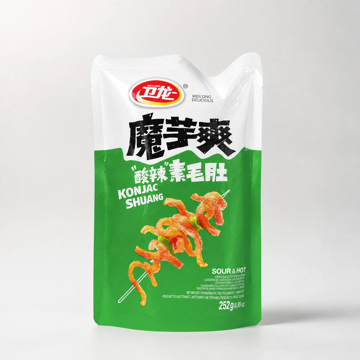 Weilong Konjac Shuang Hot & Spicy 80g — Mr. Zhu's Asian Snack Store