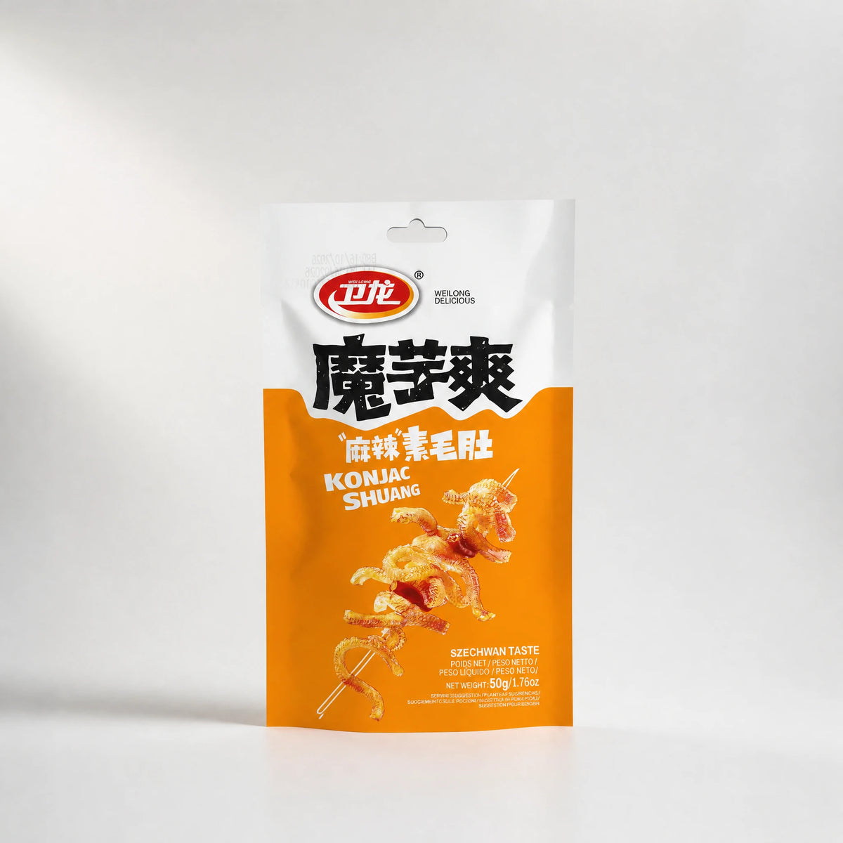 Weilong Konjac Shuang Szechwan Taste 50g — Mr. Zhu's Asian Snack Store