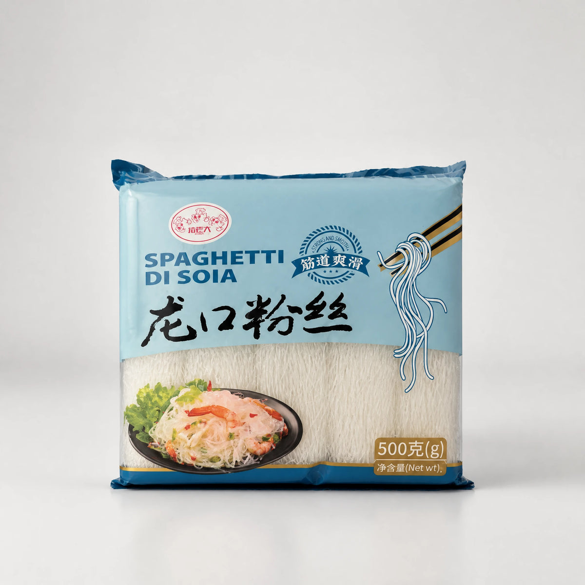Zhulaoda Spaghetti di Soia Longkou Vermicelli 500 g — Mr. Zhu's Asian Snack Store