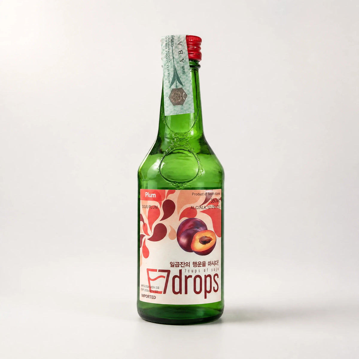 7drops Soju Prugna 350ml — Mr. Zhu's Asian Snack Store
