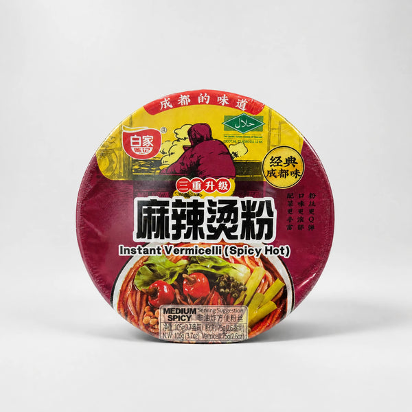 Bai Jia Chen Ji Instant Vermicelli Spicy Hot 105g