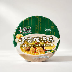 Kang Shi Fu Mushroom Chicken Flavour Instant Noodles Bowl 100g — Mr. Zhu's Asian Snack Store