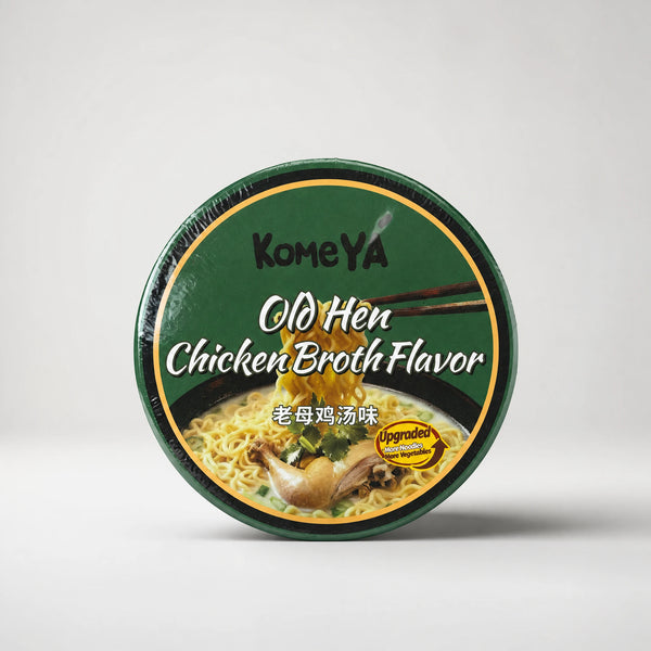 KomeYa Old Hen Chicken Broth Flavor Instant Noodles Bowl 110g