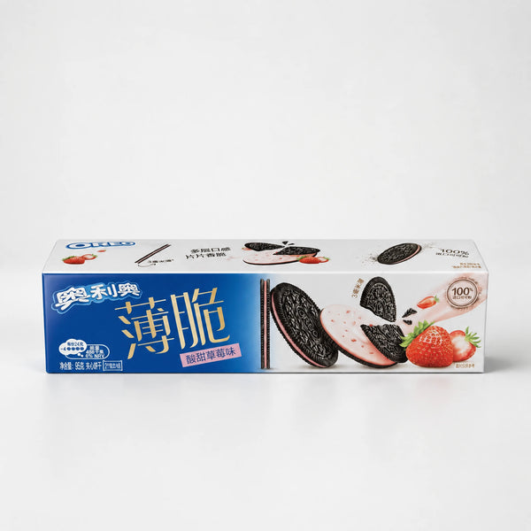 Oreo Biscotti Sandwich Sottili Fragola 95g