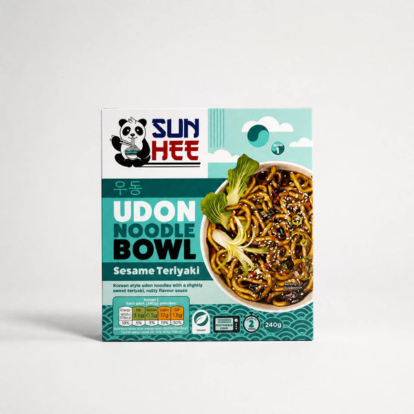 Sun Hee Udon Noodle Bowl Sesame Teriyaki 240g