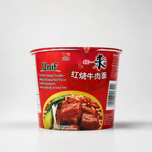 Unif Artificial Roasted Beef Flavor Instant Noodles Bowl 103g