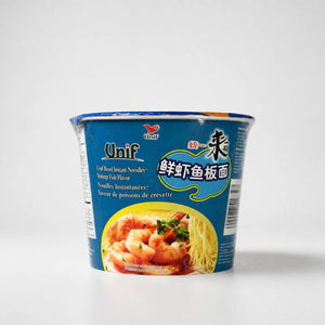 Unif Shrimp Fish Flavor Instant Noodles Bowl 100g
