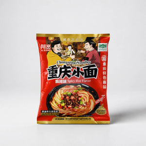 A'Kuan Chongqing Noodles Spicy Hot Flavor 100g — Mr. Zhu's Asian Snack Store