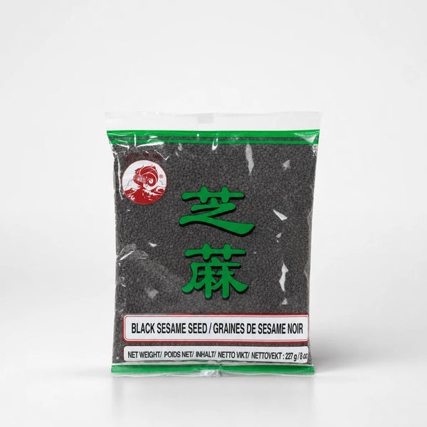 Cock Brand Black Sesame Seed Graines de Sesame Noir 227g