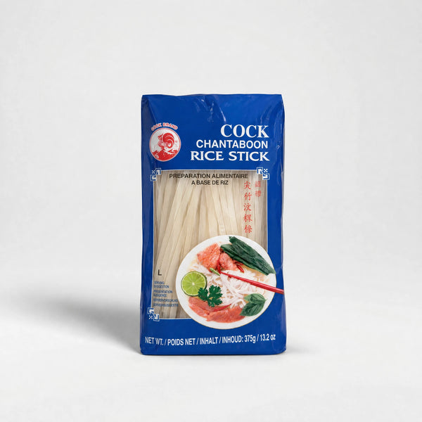 COCK BRAND Chantaboon Rice Stick Tagliatelle di Riso L 375g