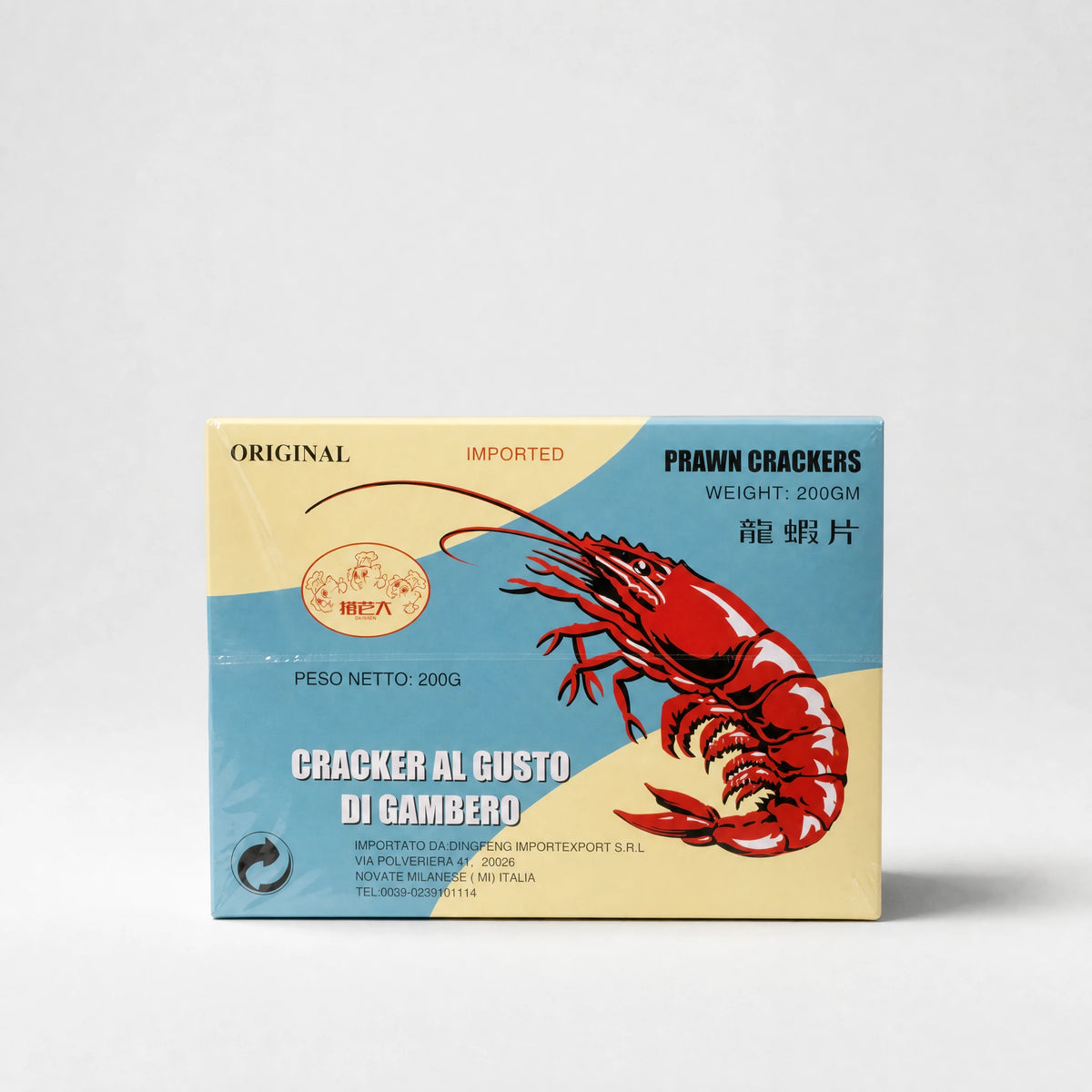 Dayaren Cracker al Gusto di Gambero Original 200g — Mr. Zhu's Asian Snack Store