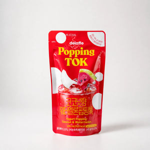 delaffe Popping TOK Yogurt Popping Coconut & Watermelon 230ml — Mr. Zhu's Asian Snack Store.
