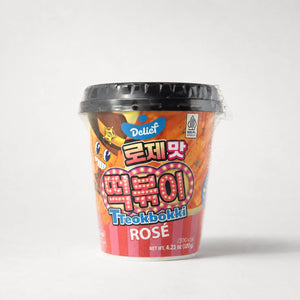 Delief Tteokbokki Istantanei alla Salsa Rosé 120g — Mr. Zhu's Asian Snack Store