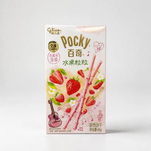 Glico Pocky Strawberry Fruit Crunch 45g — Mr. Zhu's Asian Snack Store