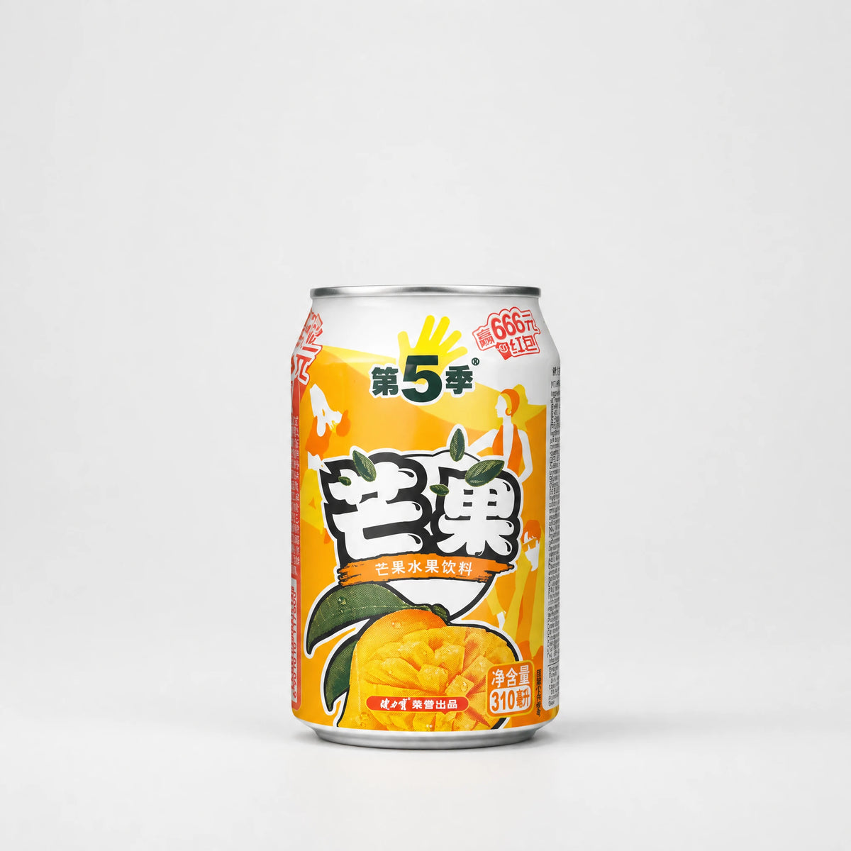 Jianlibao Fifth Season Mango Drink Lattina 310ml — Mr. Zhu's Asian Snack Store