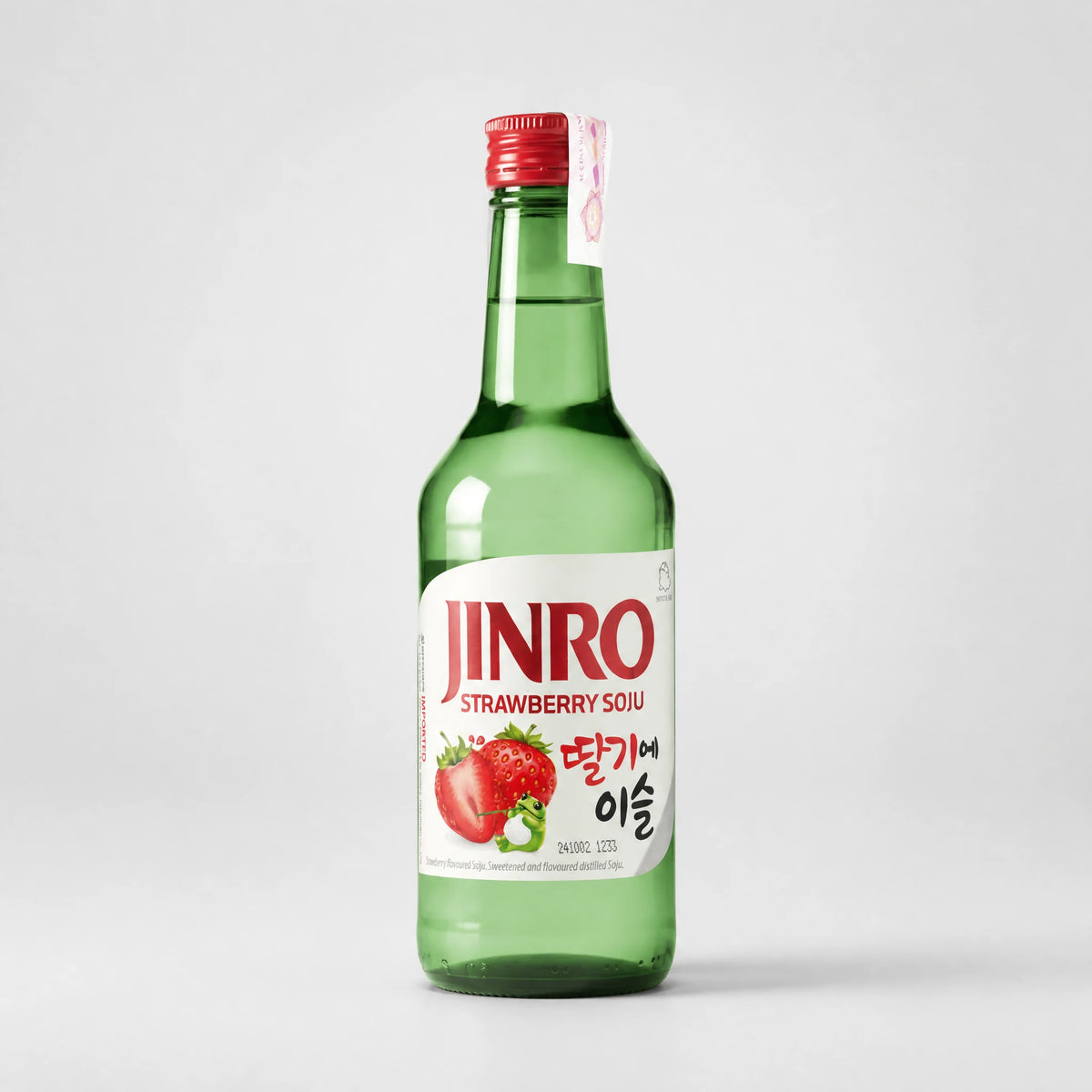 Jinro Strawberry Soju Fragola 360ml — Mr. Zhu's Asian Snack Store