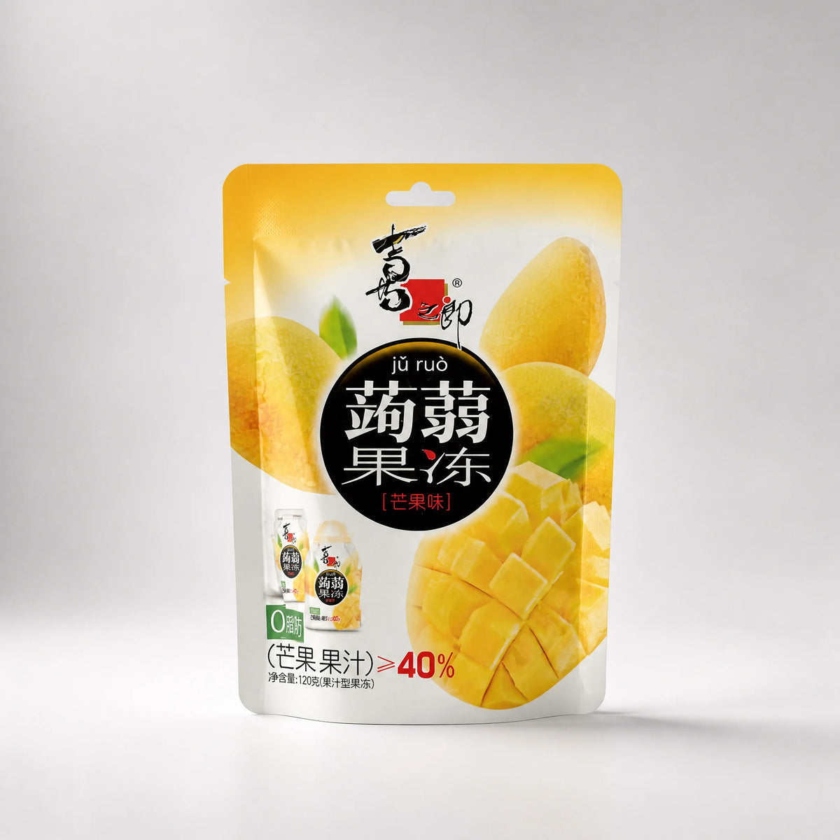 Ju Ruo Gelatina di Konjac al Mango 120g — Mr. Zhu's Asian Snack Store