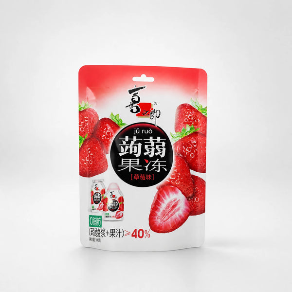 Ju Ruo Gelatina di Konjac alla Fragola 100g