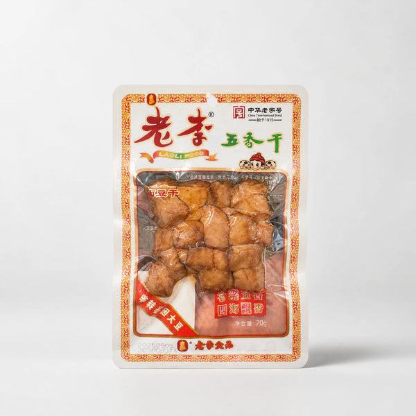 Laoli Tofu Secco ai Cinque Aromi Five Spice 70g