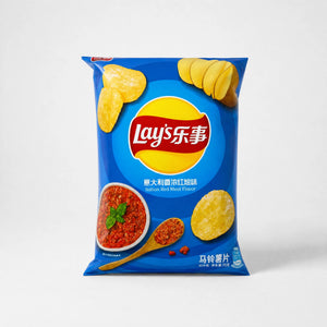 Lay's Patatine Italian Red Meat Flavor 70g   ” Mr. Zhu's Asian Snack Store.