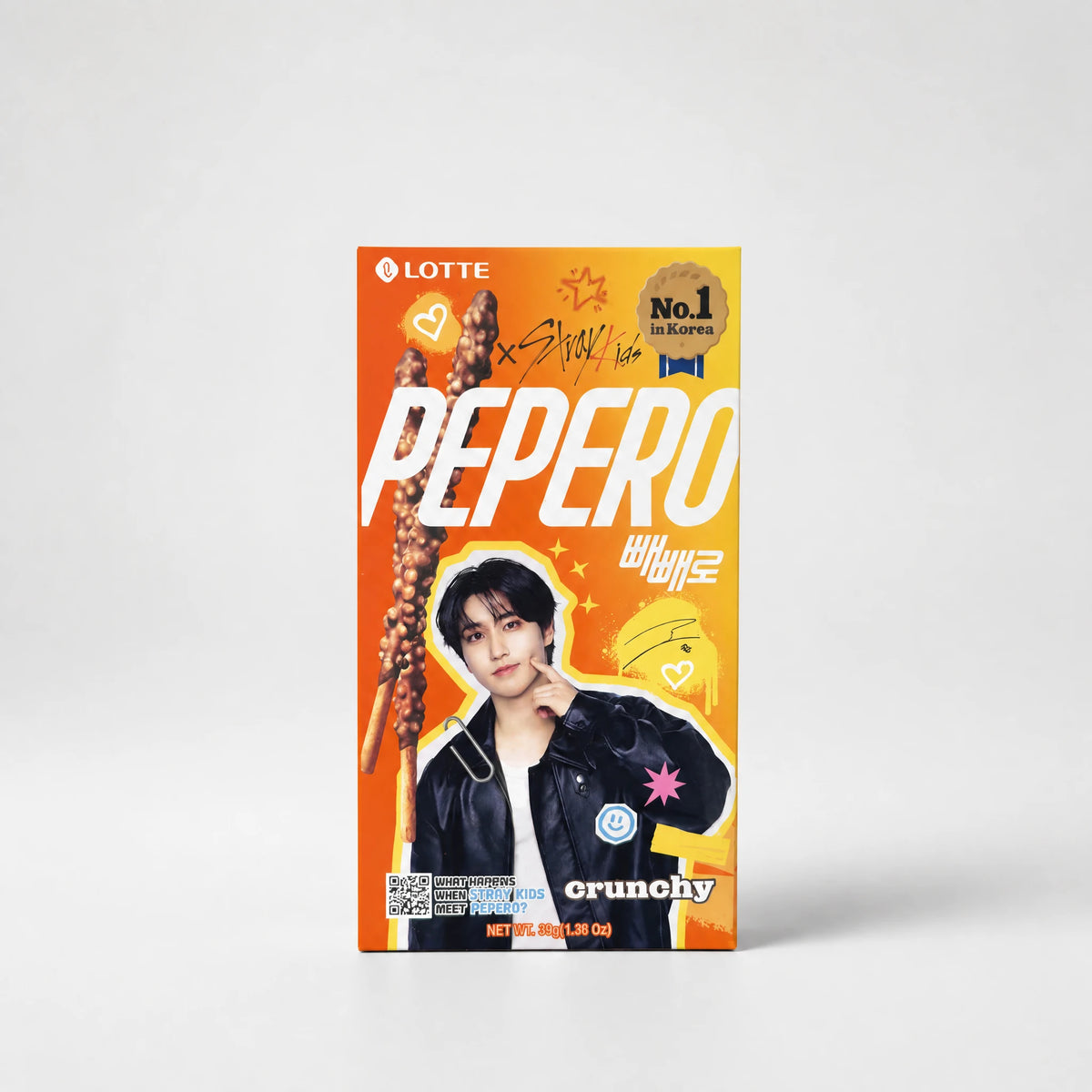 Lotte Pepero Crunchy Stray Kids Edition 39g — Mr. Zhu's Asian Snack Store