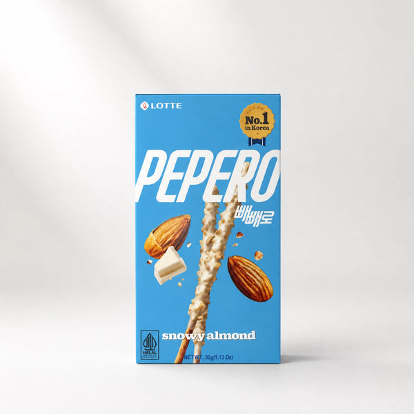 Lotte Pepero Snowy Almond 32g