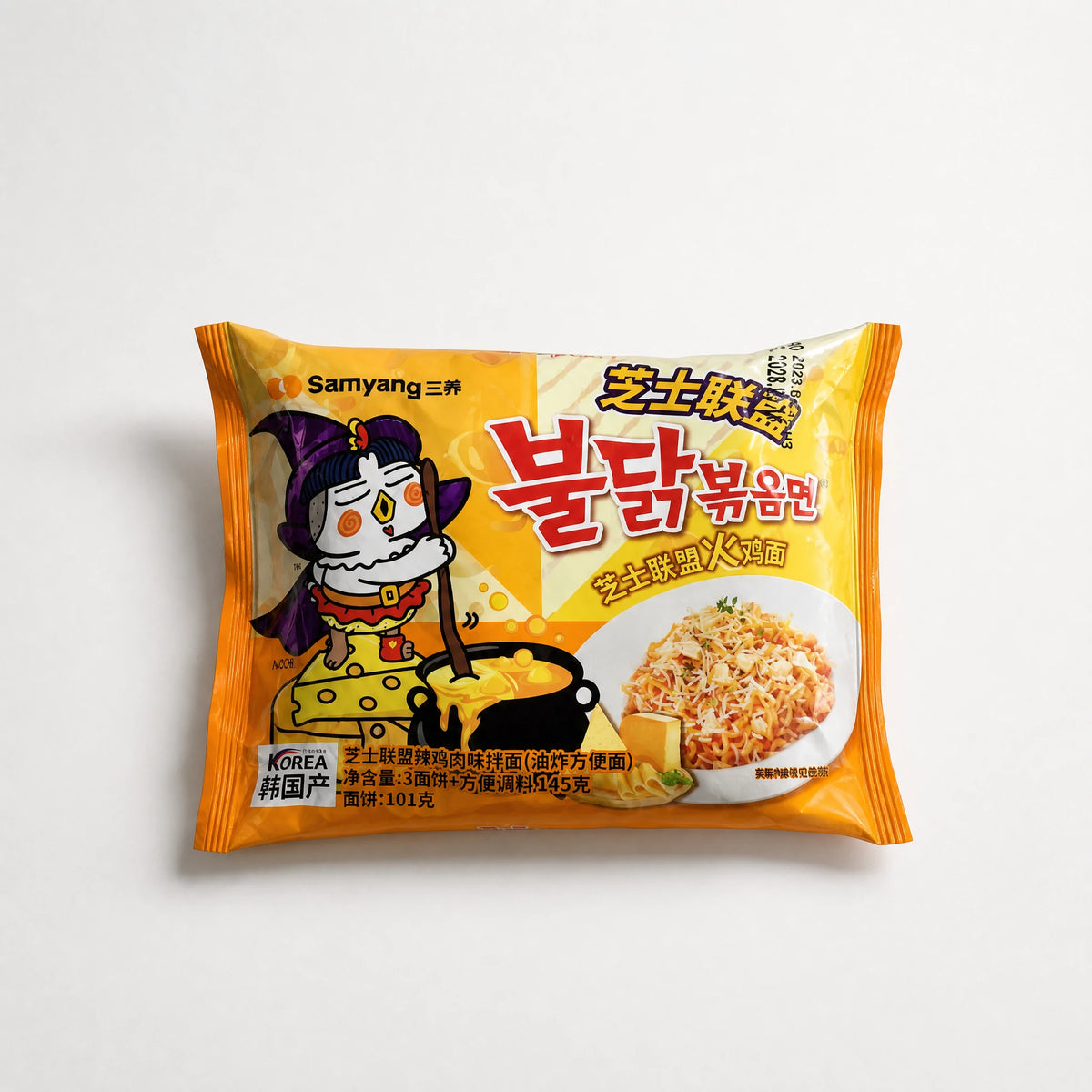 Samyang Buldak 4 Cheese Hot Chicken Ramen 145g — Mr. Zhu's Asian Snack Store.