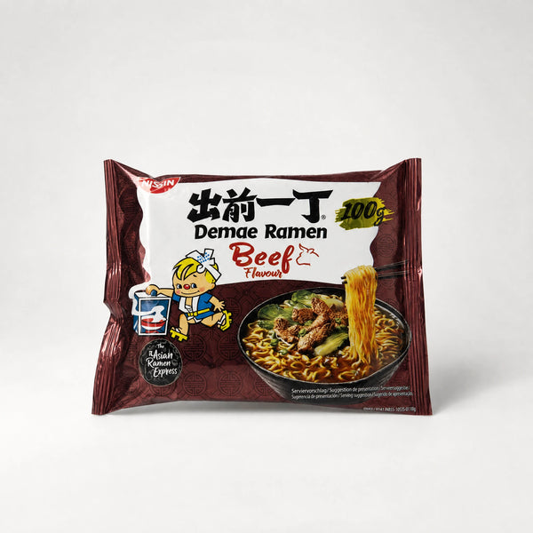 Nissin Demae Ramen Beef Flavour — 100g