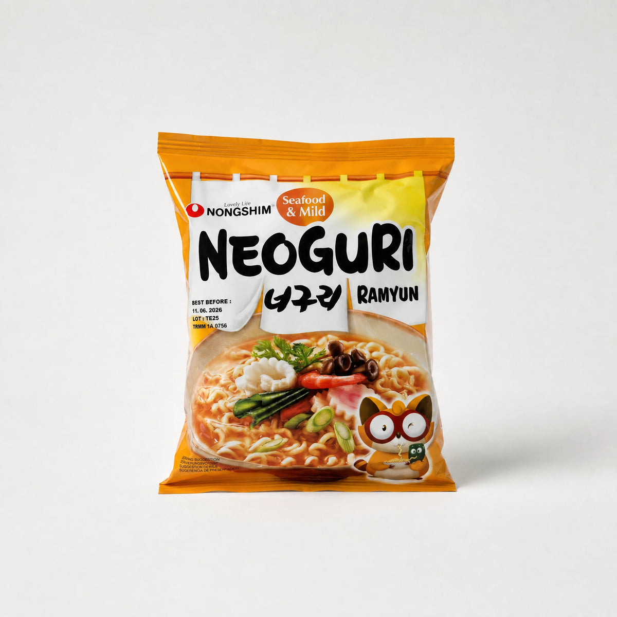 Nongshim Neoguri Seafood & Mild Ramyun 120g — Mr. Zhu's Asian Snack Store