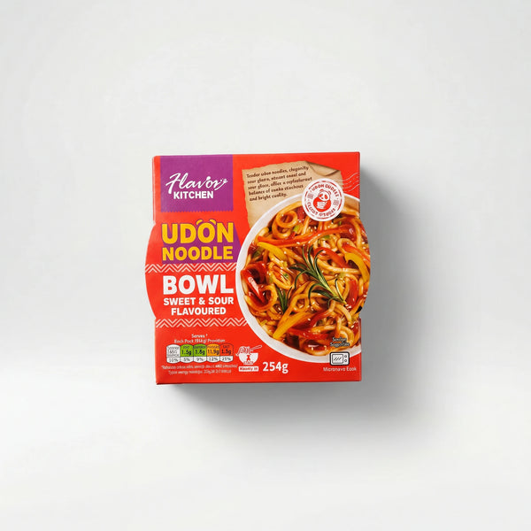 Flavor Kitchen Udon Noodle Bowl Sweet & Sour Flavoured — 254g