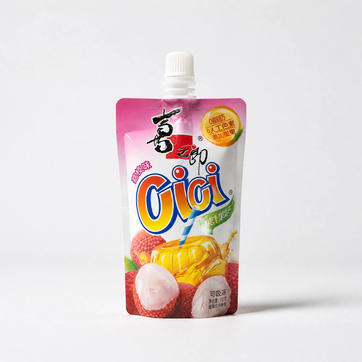 Stronger Cici Bevanda alla Gelatina di Frutta Gusto Lychee 150g — Mr. Zhu's Asian Snack Store.