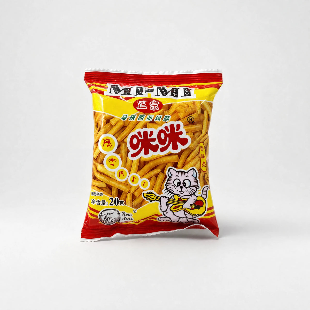 New Star Mi-Mi Snack al Gusto di Gambero e Spezie 20g — Mr. Zhu's Asian Snack Store
