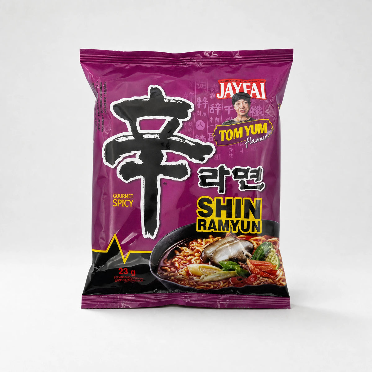Nongshim Shin Ramyun Tom Yum Flavour By Jay Fai 123 g — Mr. Zhu's Asian Snack Store.