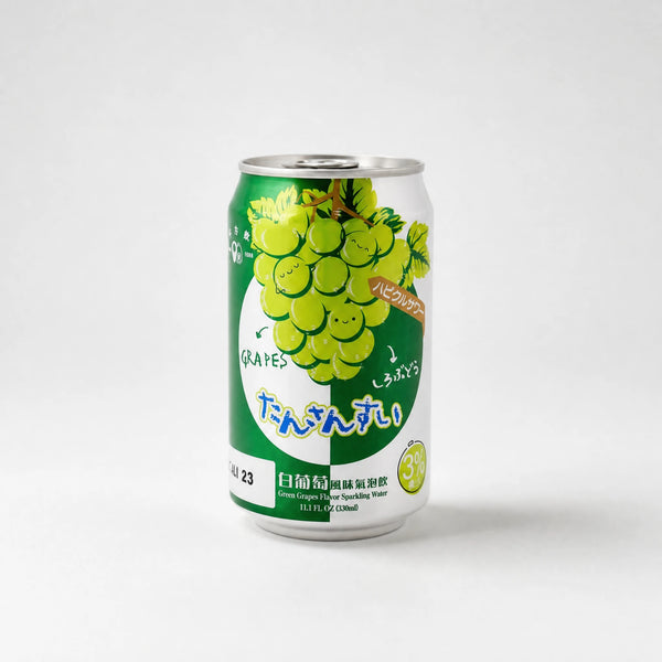 Oishi Green Grapes Flavor Sparkling Water 330ml