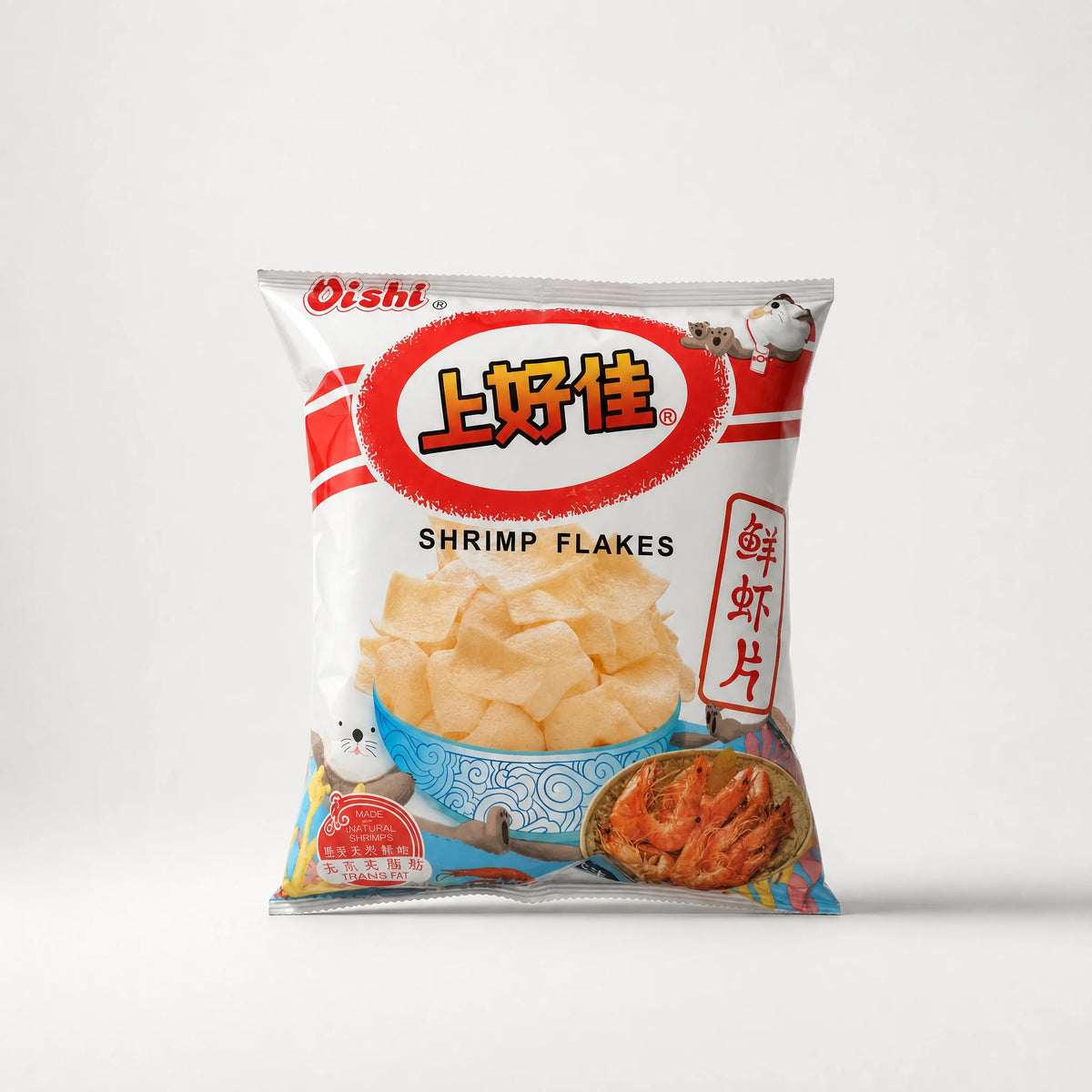Oishi Shrimp Flakes Classiche 40g   ” Mr. Zhu's Asian Snack Store