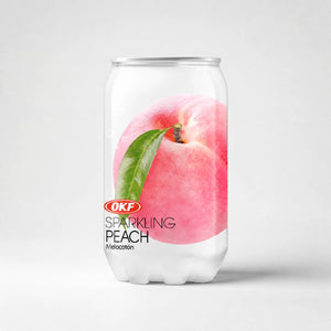 OKF Sparkling Peach Melocotón 350ml — Mr. Zhu's Asian Snack Store