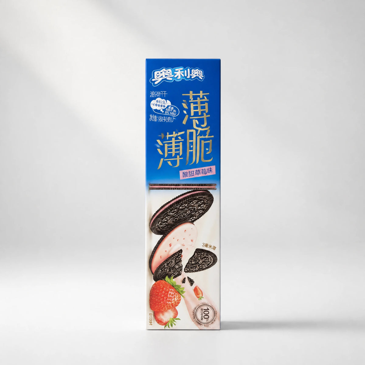 Oreo Thin Biscuits Strawberry Cream 95g — Mr. Zhu's Asian Snack Store